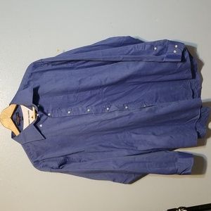Vintage Tommy Hilfiger Blue Button Up Size 17 34-35